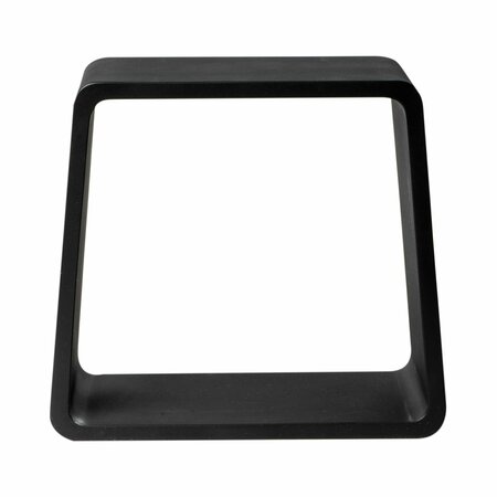 Alfi Brand Black Matte Solid Surface Resin Bathroom / Shower Stool ABST55BM